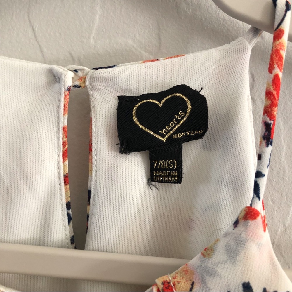 ❌SOLD❌HEARTS MONTEAU Floral Ruffle Cami Dress - Picture 3 of 5